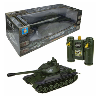 Игрушка Танк на радиоуправлении 1toy Т17686